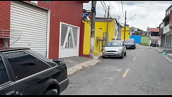 Gozando no cu da novinha da favela