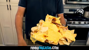 Step father proudly rewards his son for attracting a new attractive girlfriend