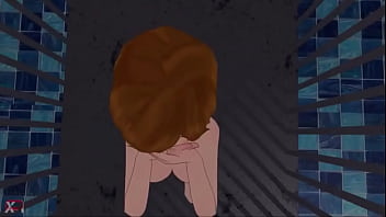 Vocaloid girl drowning with audio