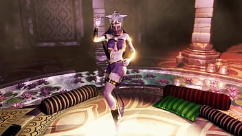 Shy catwoman slave erotic solo dances in luxery transparent clothing