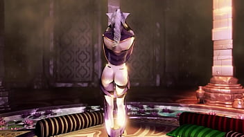 Shy catwoman slave erotic solo dances in luxery transparent clothing