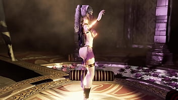 Shy catwoman slave erotic solo dances in luxery transparent clothing