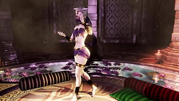 Shy catwoman slave erotic solo dances in luxery transparent clothing