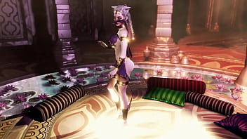 Shy catwoman slave erotic solo dances in luxery transparent clothing