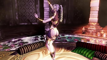 Shy catwoman slave erotic solo dances in luxery transparent clothing