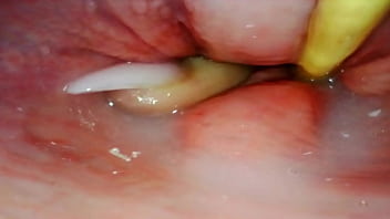 Hot internal pov camera inside her pussy while i fill her with cum