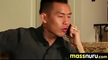 Slippery nuru massage for lucky dude 11