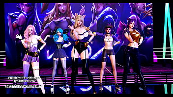 Mmd gfriend glass bead sexy kpop dance