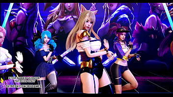 Mmd gfriend glass bead sexy kpop dance