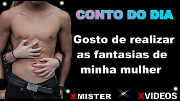Minha esposa com dois Minha esposa com dois