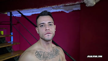 Fit guy sensual solo masturbation