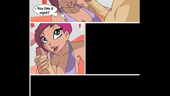 Techna from suck boyfriend's cock in this flash comics