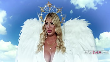 Big tits angelic milf lolly sucks his dick dry