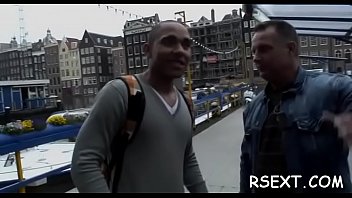 Gal gives hand and blowjob