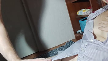 I wore his shirt so he could fuck me in it