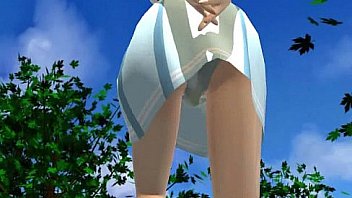 Innocent Hentai Slut Sucking Cock Outdoors thumbnail
