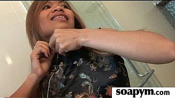 Soapy massage end with a big cumshot 20