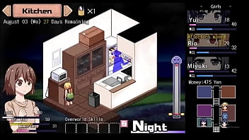 Pixel porn boy wants to fuck his big titted roomates in his summer vacations