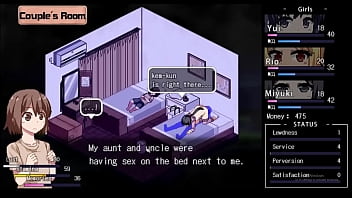 Pixel porn boy wants to fuck his big titted roomates in his summer vacations