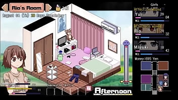 Pixel porn boy wants to fuck his big titted roomates in his summer vacations