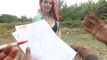 Caricature gone wrong starving artist gets fed black dick