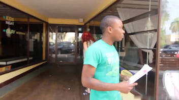 Caricature gone wrong starving artist gets fed black dick