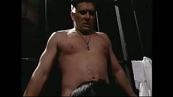 Horny babe enjoys her tight pussy fucked by a huge pole