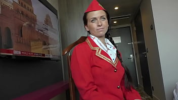 Big butt air hostess natalee