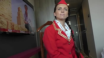 Big butt air hostess natalee