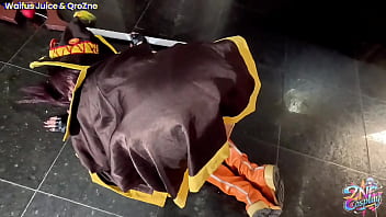 Zne cosplay megumin from konosuba ft waifus juice & qrozne free scene