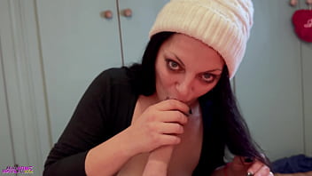 Her eyes tease him her sharp nails drive him wild – amateur wife blowjob