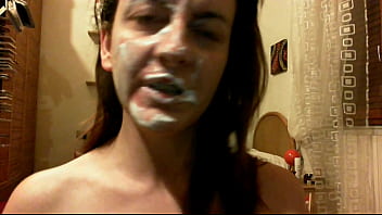 Face and body full of cream