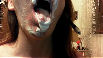 Face and body full of cream