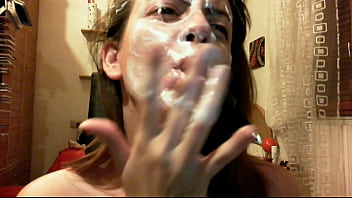 Face and body full of cream