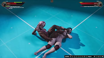 Luna vs olivia nf3d sexfight lesbian combat