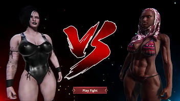 Luna vs olivia nf3d sexfight lesbian combat