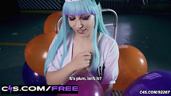Sexy Teen Dominates In Balloon Blowing Fetish thumbnail