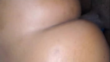Creampie and dripping deep anal in her family home