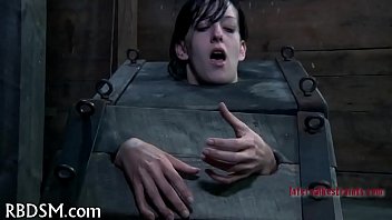 Fastened Up Tits With Toy Pleasuring thumbnail