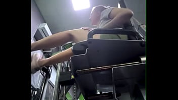 Public fucking in the gym