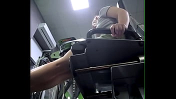 Public fucking in the gym