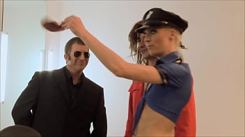 Orgy with two mature big tits slut