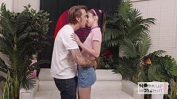 Tiny cutie pie amber angel is horny for some rough sex