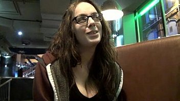 Girl flashing in the snow