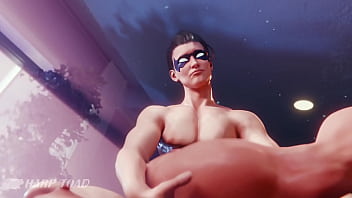 Starfire x robin fucking