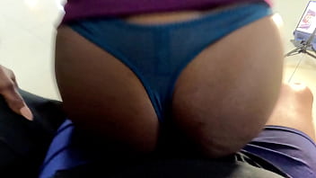 Sucking cock and balls before riding a nice stiff cock