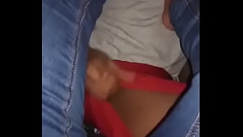 Footboy jerks off with foot in his mouth