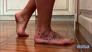 From furry slippers to bare feet in the kitchen