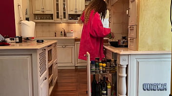 From furry slippers to bare feet in the kitchen