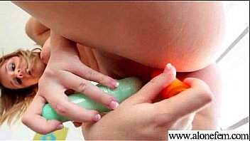 All kind of things as toys for alone girl to get orgasms movie 09